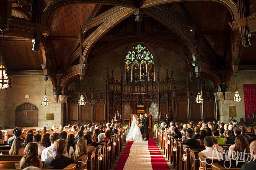 Indoor wedding