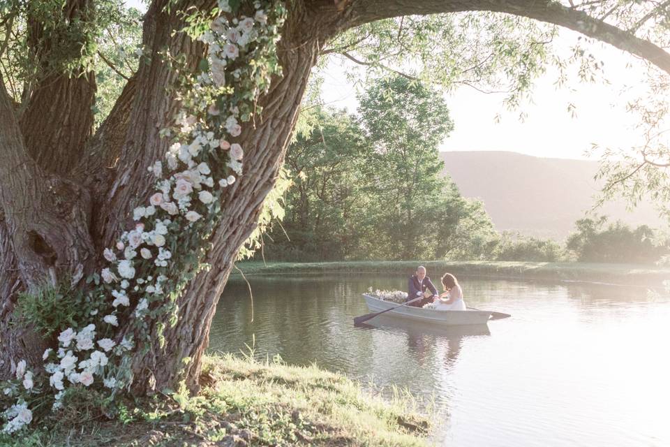 Rowboat in the Upper Pond