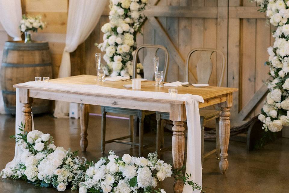 Sweetheart Table