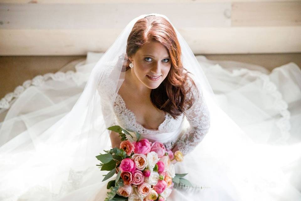 Bride in natural light