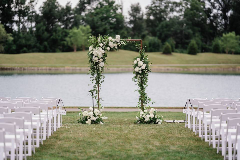 Ceremony on the lawn