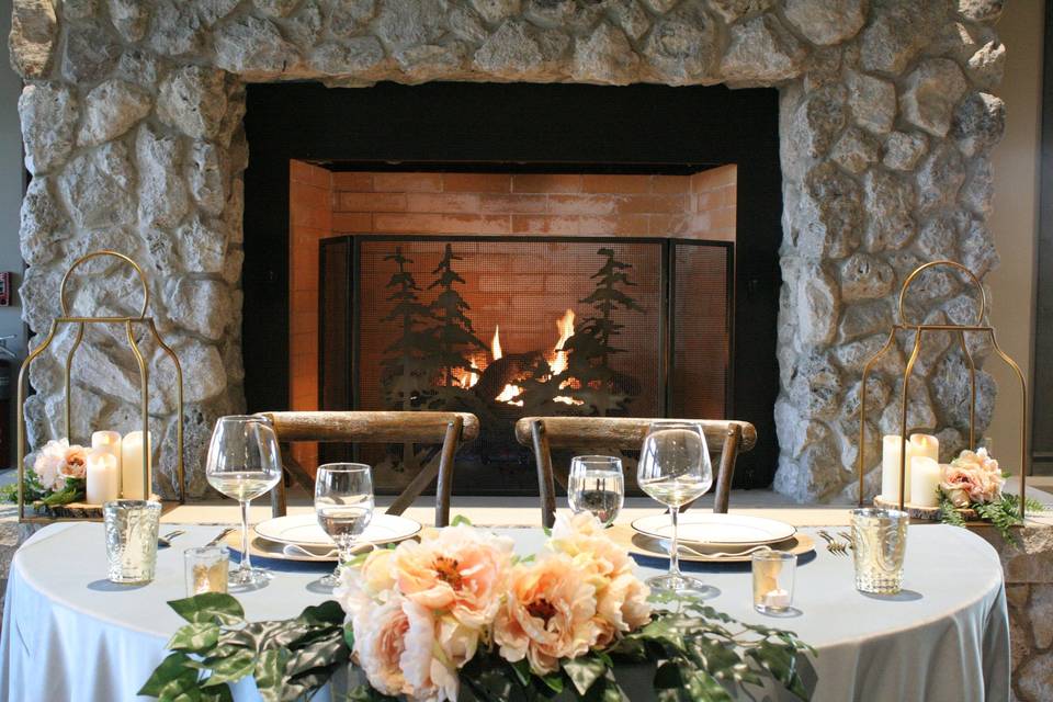 Indoor fireplace