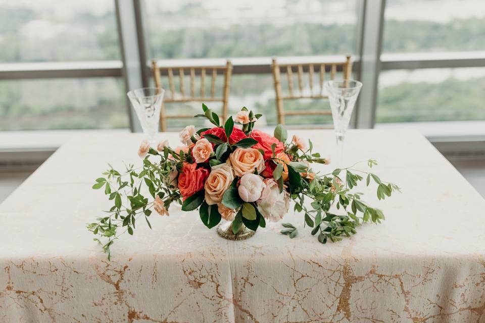 A Blooming Table for Two
