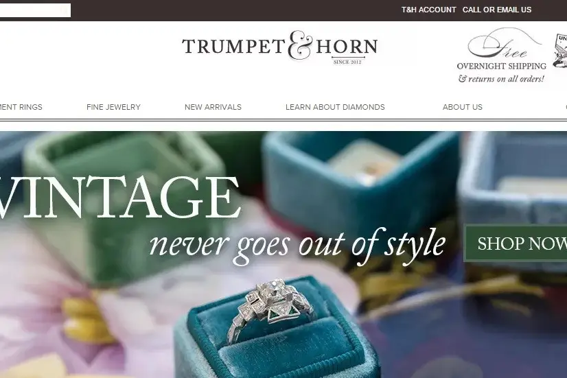 Trumpet and store horn rings