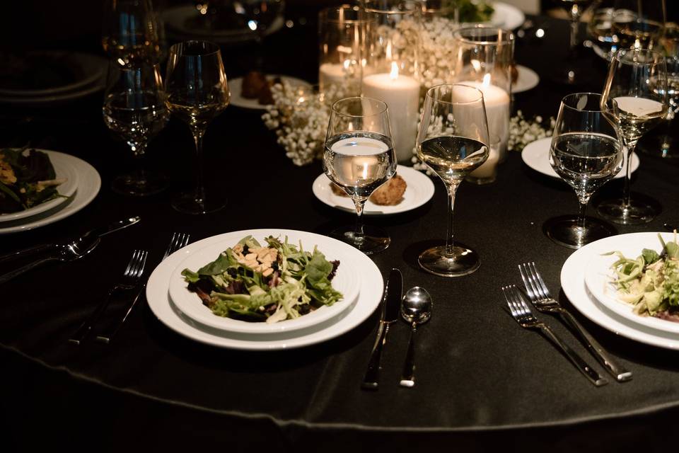 Plated Dinner Service Photo