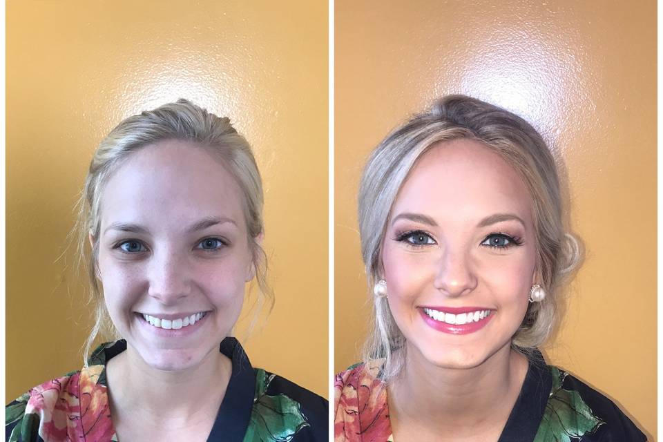 Before and after shot