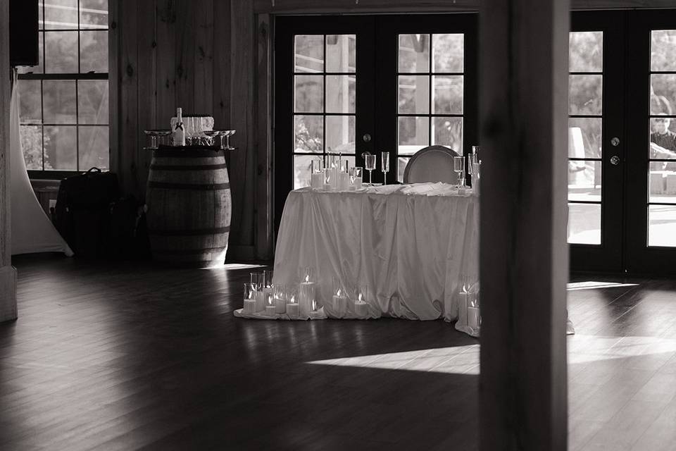 Sweetheart table
