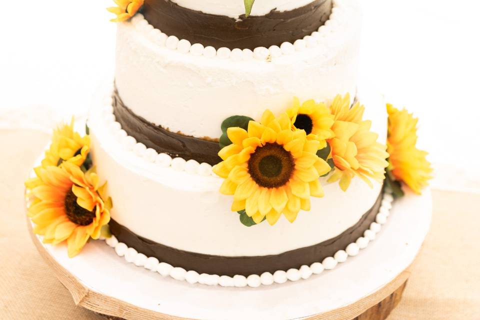 Floral cake design