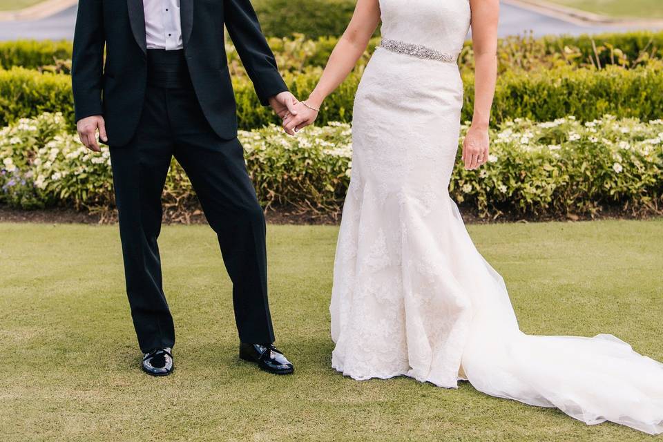 A garden wedding