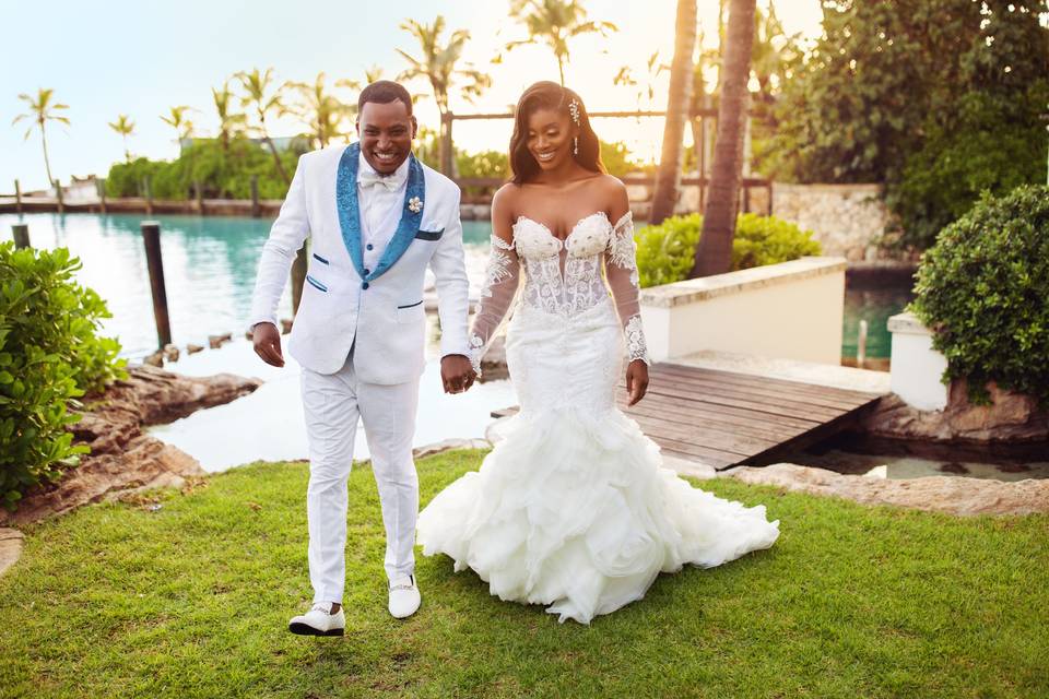 Sunset Bahamas Wedding