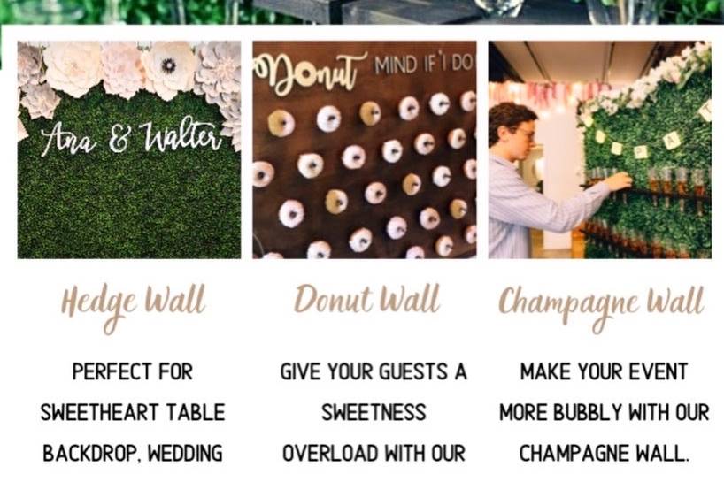 Hedgewall/champagne wall flyer