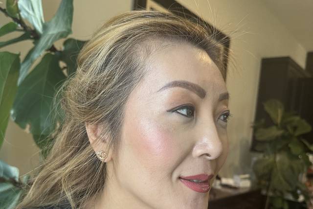 Date night glow look