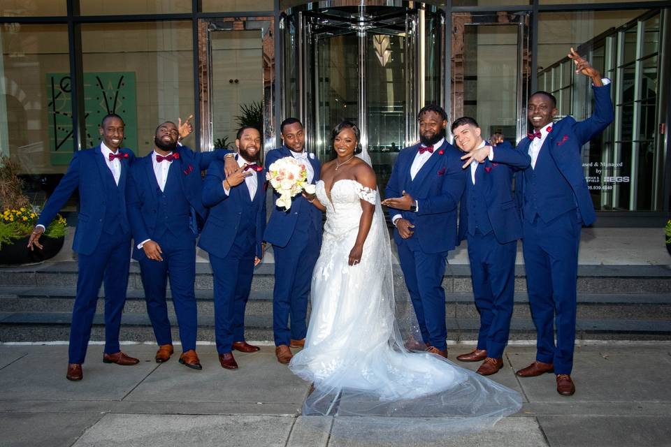Bride & Groomsmen