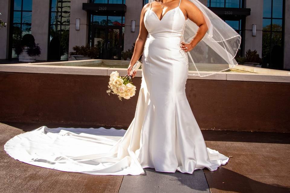 Guest-of-honor in dress