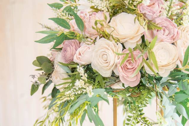 Tall floral centerpiece