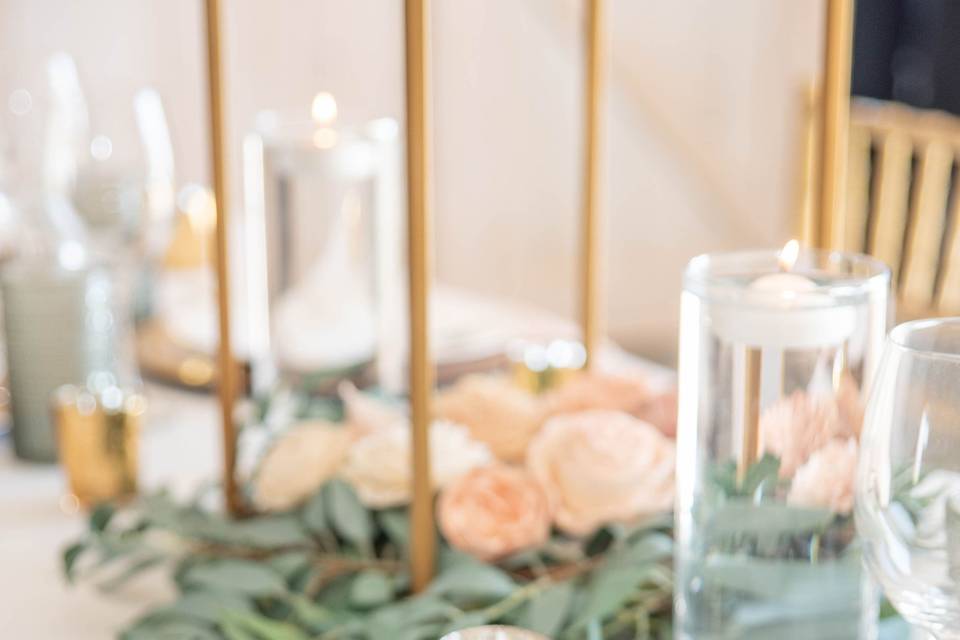Personalized guest table setup