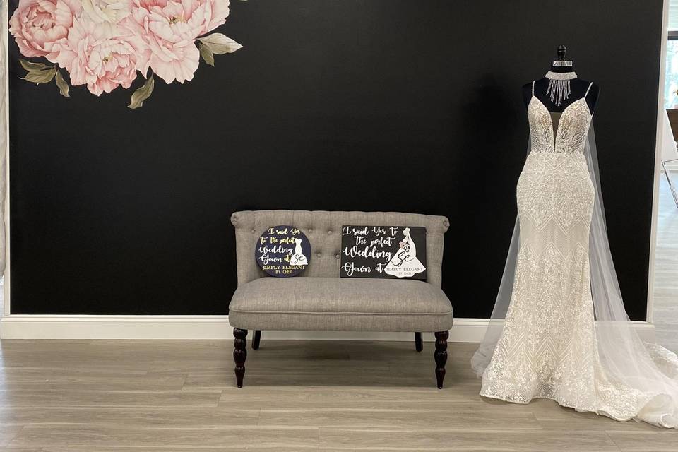 Say Yes to the Dress wall