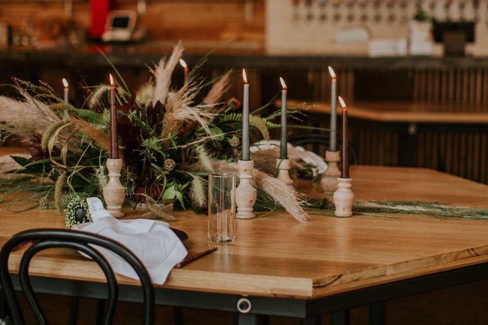 Wedding example table setting