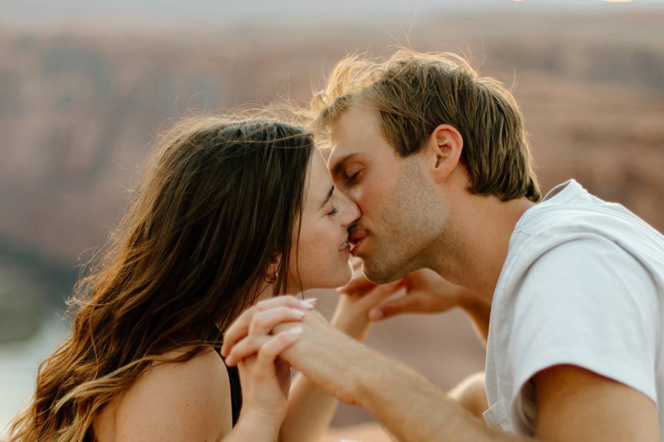 Grand Canyon engagement