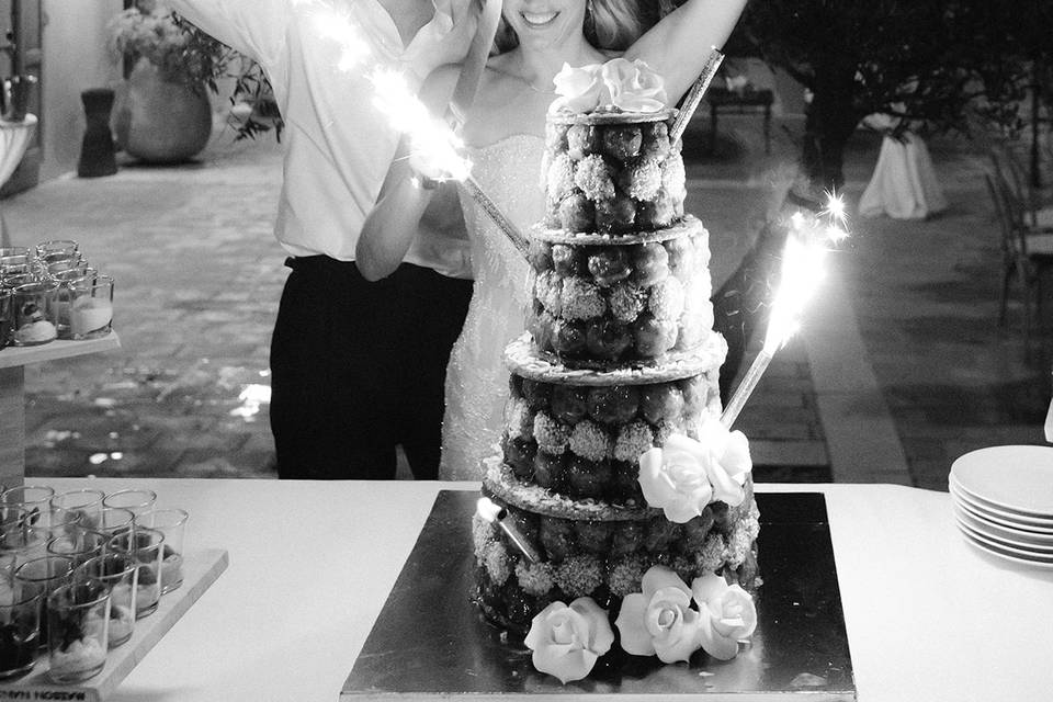 French wedding cake