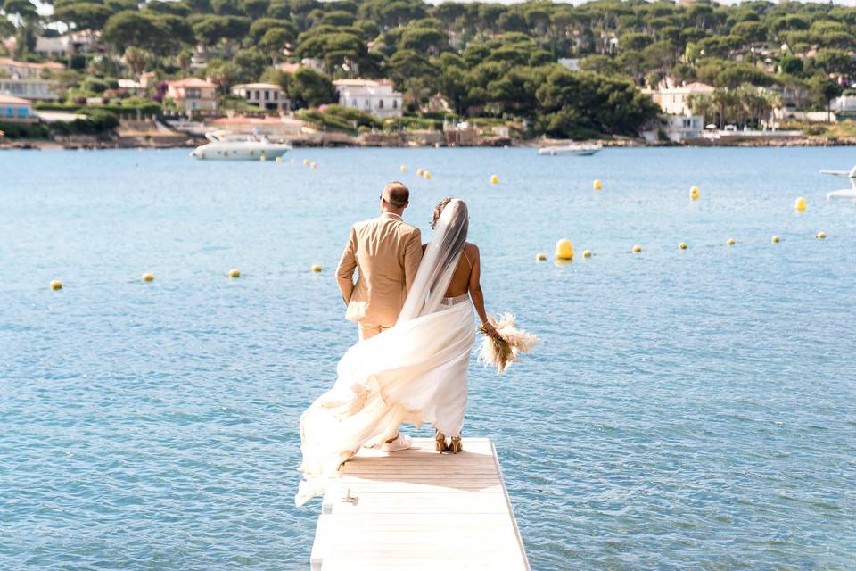 Sea side wedding