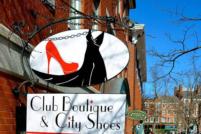 Club Boutique City Shoes Dress Attire Portsmouth NH