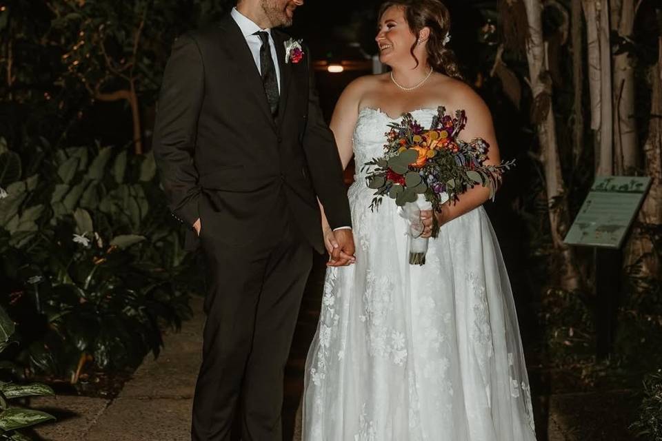 Wedding day bliss