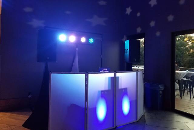 DJ booth lighting