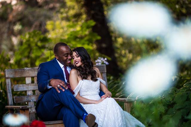Couple Sitting on a Bench