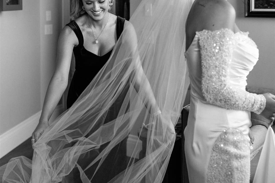 Bridal Suite Finishing Touches