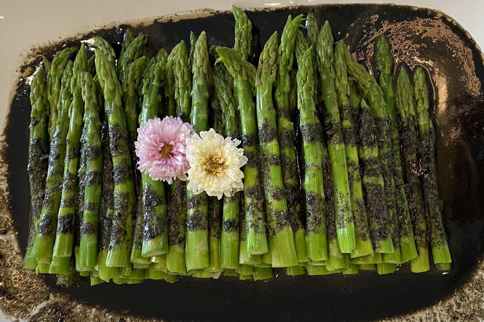 Asparagus & Black Sesame