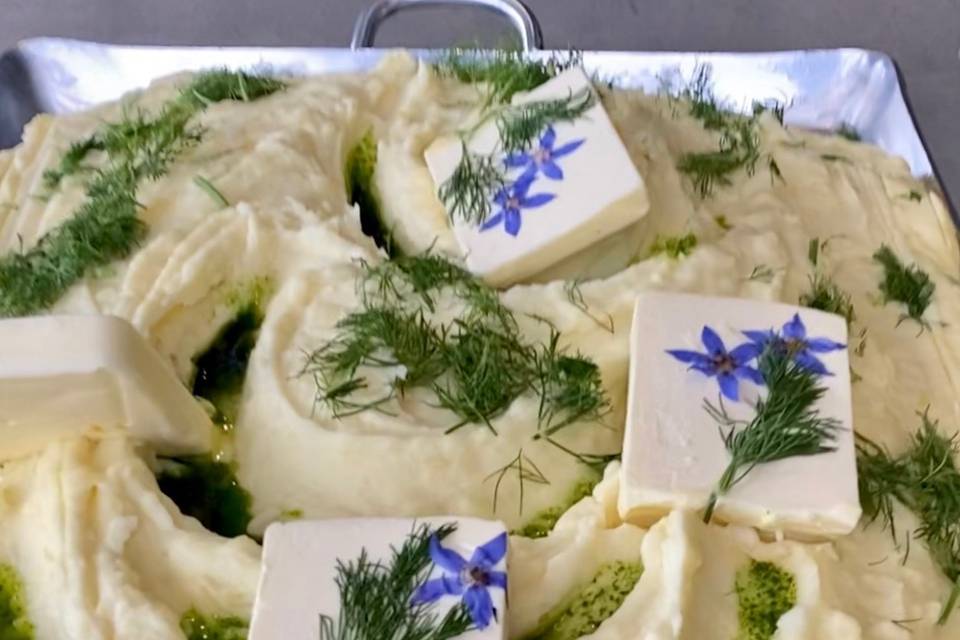Mashed Potatoes w/ Dill Oil