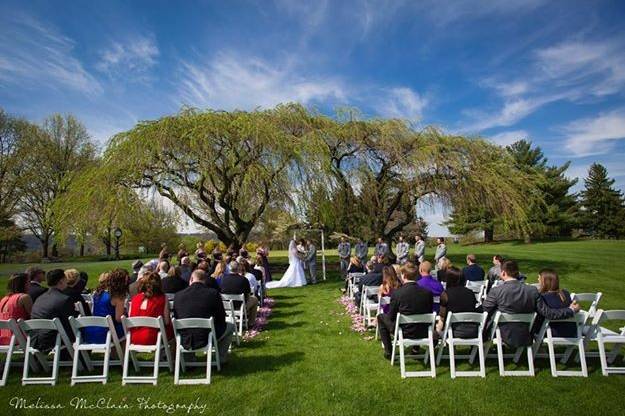 Outdoor wedding