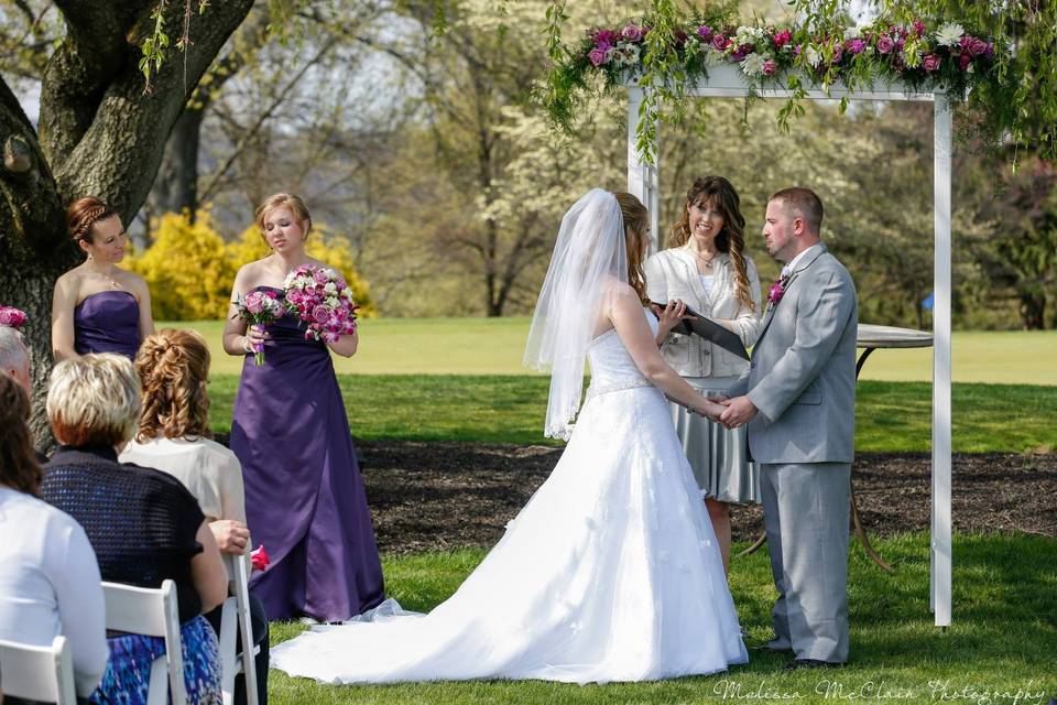 Outdoor wedding