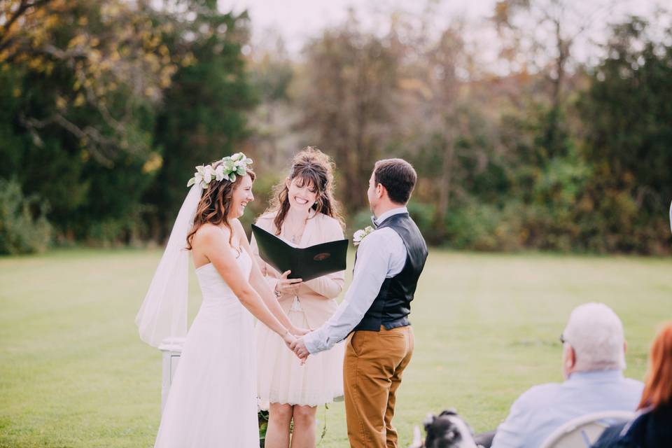 Exchanging vows