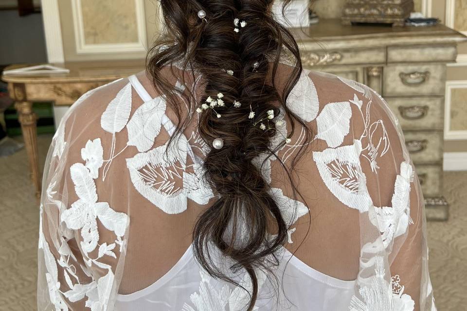 A beautiful headband braid