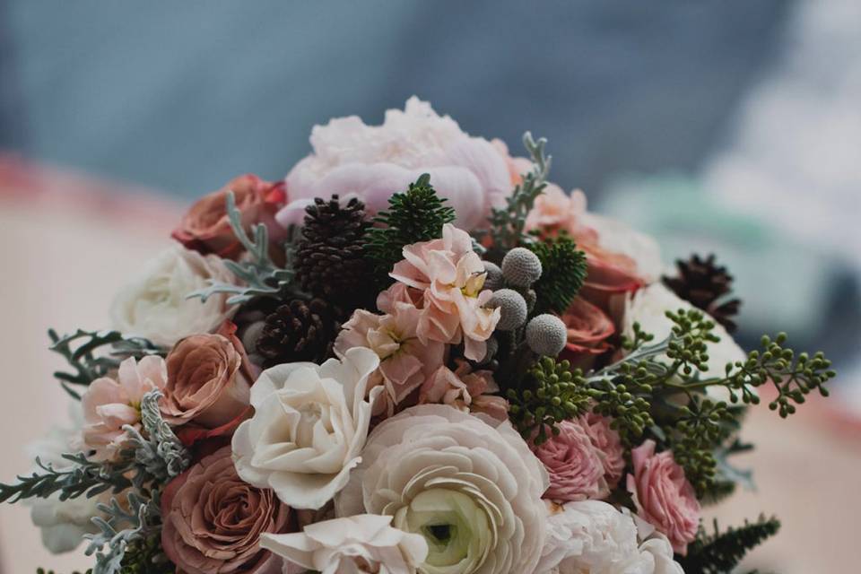 Wintery Mixed Bouquet