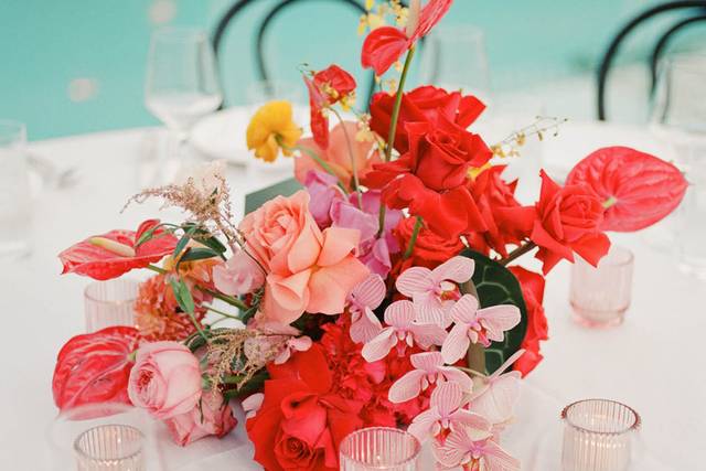 Colorful October Wedding