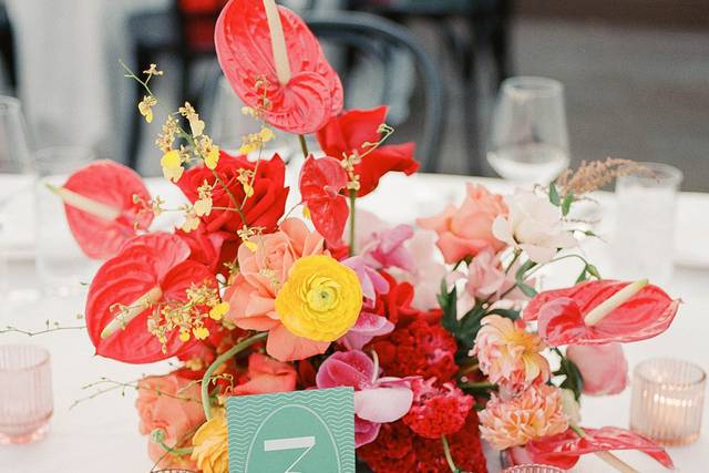 Colorful October Wedding