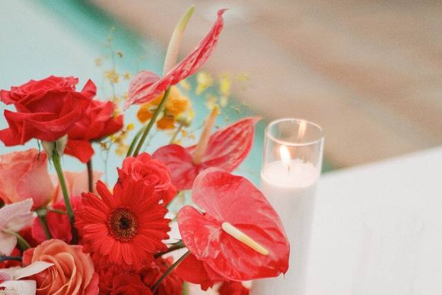 Colorful October Wedding