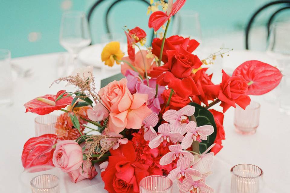 Colorful October Wedding