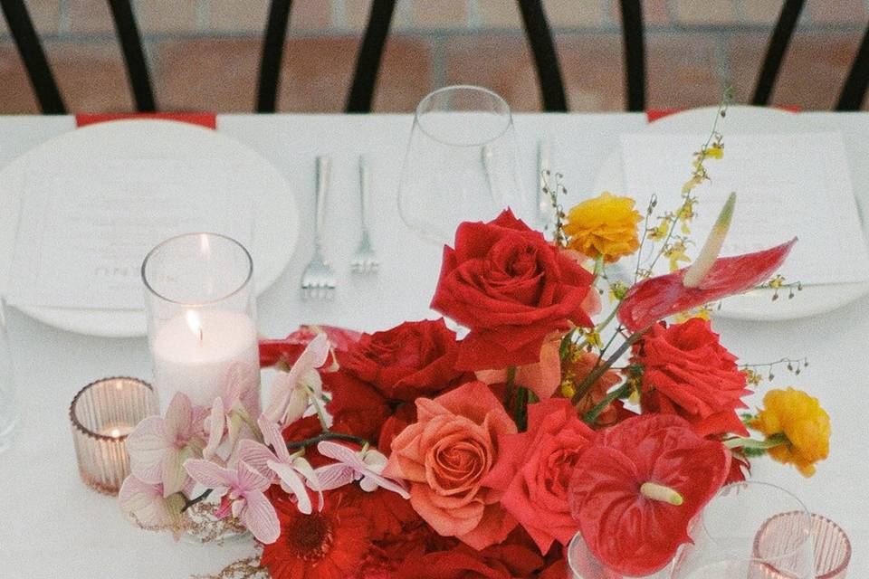 Colorful October Wedding