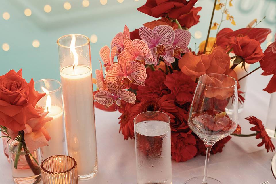 Colorful October Wedding