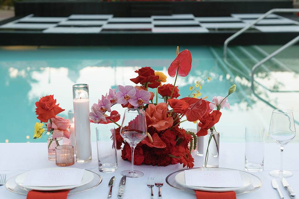 Colorful October Wedding