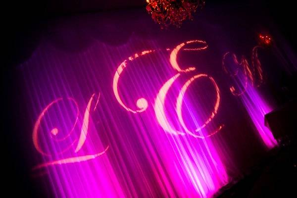 Wedding monogram light