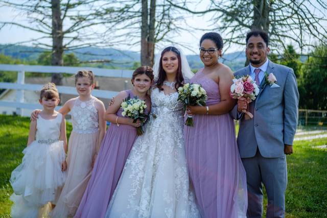 Bride and Bridesmaid Glam
