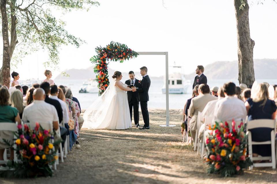 Ceremony at the beach
