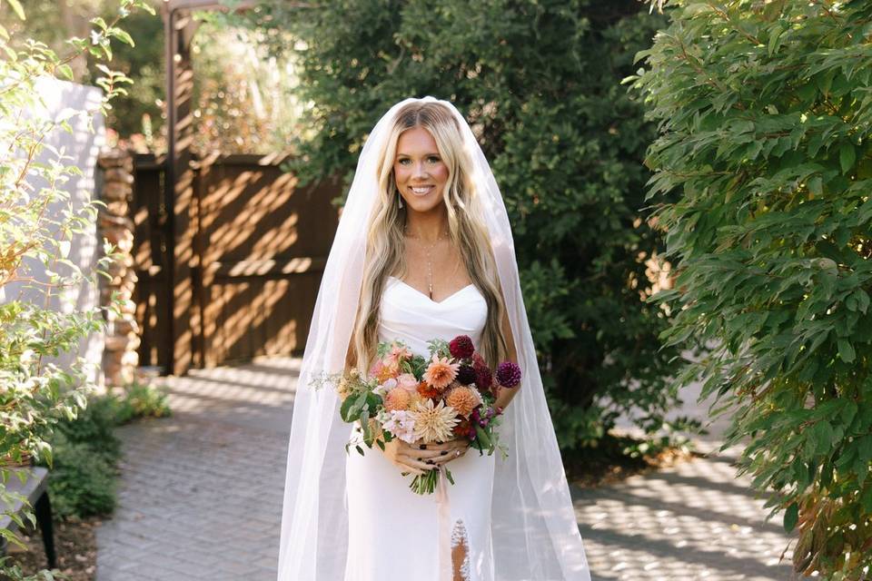 Florist: Blooms by Diem Dress: