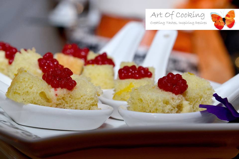 Deconstructed strawberry shortcake with strawberry molecular caviar by Art Of Cooking new Wedding cake and Dessert food station collection.For more information go to :http://www.aoclasvegas.com