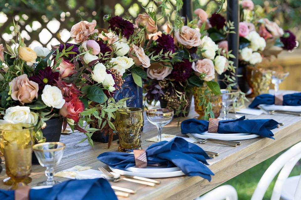 Spanish elegance tablescape